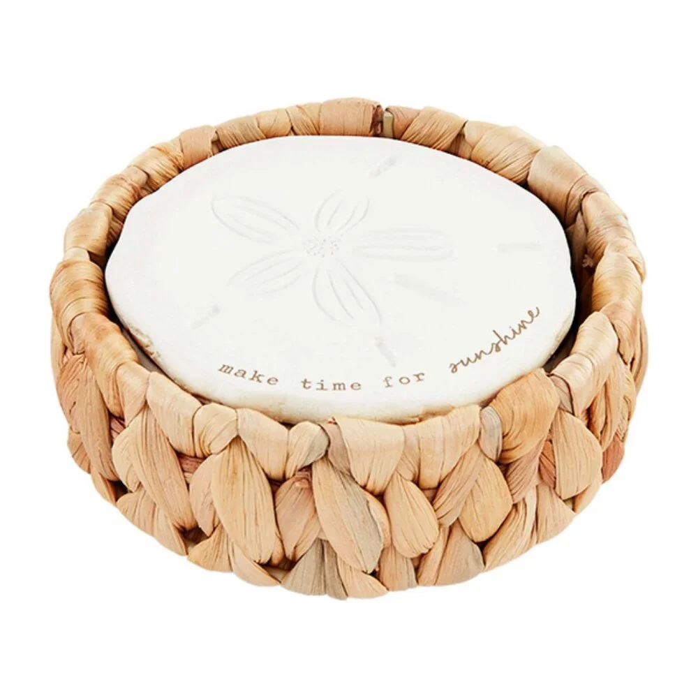NWT Sand Dollar Coaster Set - Picture 2 of 3